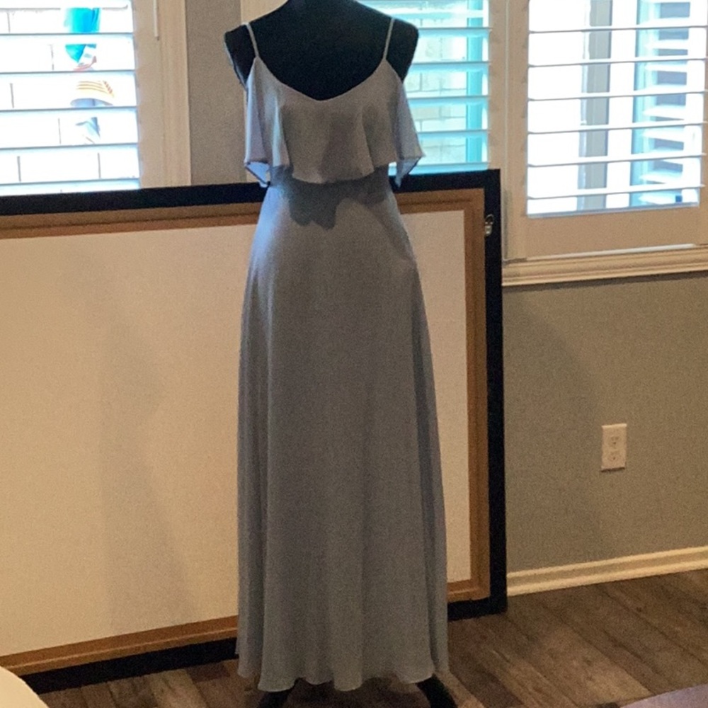 Elegant Blue Maxi Dress